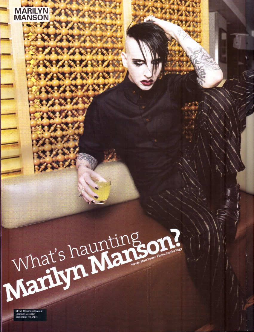 MarilynManson Com The Official Website Of Marilyn Manson