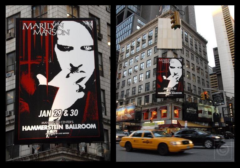 Marilyn Manson | Rape of the World Tour 2007 - 2008 Poster NYC